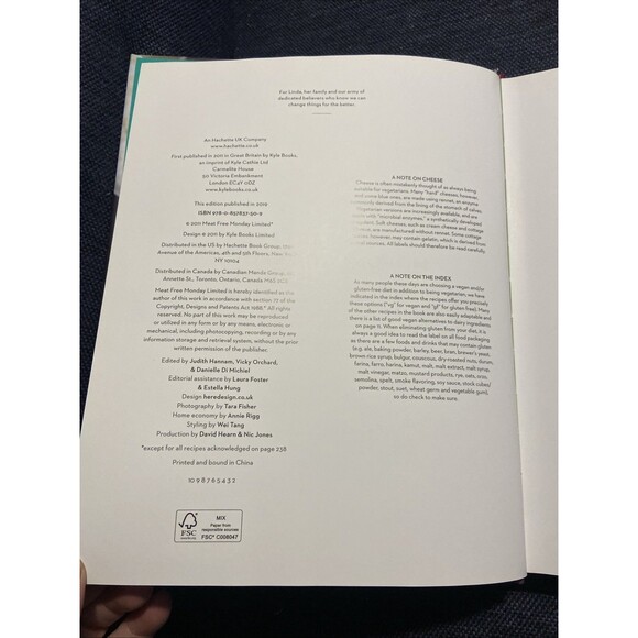 The Meat Free Monday Cookbook - Hardcover By McCartney, Paul, Etc. VG - Picture 2 of 3